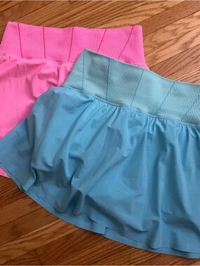 Aerie offline Athletic Skirts in Bright Pink and Aqua
3 for $75